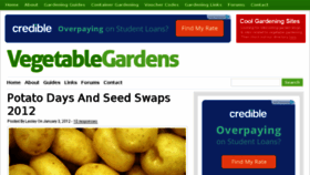 What Vegetable-gardens.co.uk website looked like in 2016 (7 years ago)