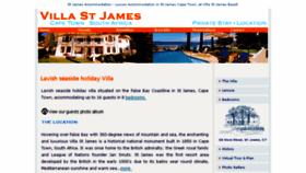 What Villastjames.com website looked like in 2016 (7 years ago)
