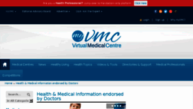 What Virtualcancercentre.com website looked like in 2016 (7 years ago)