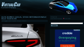 What Virtualcar.it website looked like in 2016 (7 years ago)