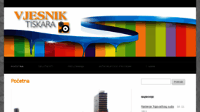 What Vjesnik.hr website looked like in 2016 (8 years ago)