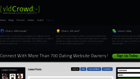 What Vldcrowd.com website looked like in 2016 (7 years ago)