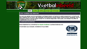 What Voetbalinbeeld.nl website looked like in 2016 (9 years ago)