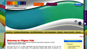 What Vibgyorkids.com website looked like in 2016 (7 years ago)
