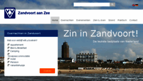 What Vvvzandvoort.nl website looked like in 2016 (7 years ago)