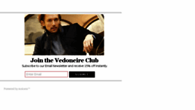 What Vedoneire.com website looked like in 2016 (7 years ago)