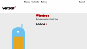 What Veriszon.com website looked like in 2016 (7 years ago)