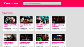 What Videodow.com website looked like in 2016 (7 years ago)