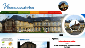 What Villerssoussaintleu.fr website looked like in 2016 (8 years ago)