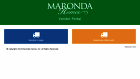 What Vendors.maronda.com website looked like in 2016 (7 years ago)