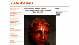 What Violadamore.com website looked like in 2016 (7 years ago)