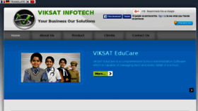 What Viksatinfotech.com website looked like in 2016 (7 years ago)