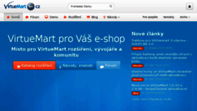 What Virtuemart.cz website looked like in 2016 (7 years ago)