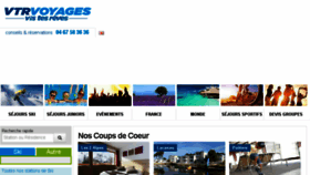 What Vtr-voyages.fr website looked like in 2016 (7 years ago)