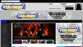 What Viciojuegos.com website looked like in 2016 (7 years ago)