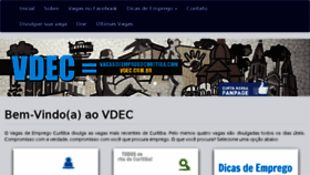What Vdec.com.br website looked like in 2016 (7 years ago)