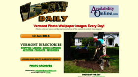 What Vermontfallfoliage.com website looked like in 2016 (7 years ago)