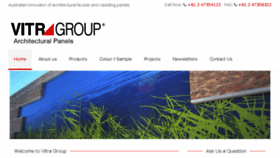 What Vitragroup.com website looked like in 2016 (7 years ago)