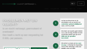 What Vlucht-vertraagd.nl website looked like in 2016 (7 years ago)