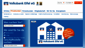 What Volksbank-eifel-mitte.de website looked like in 2016 (7 years ago)