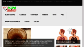 What Vida-salud.com website looked like in 2016 (7 years ago)