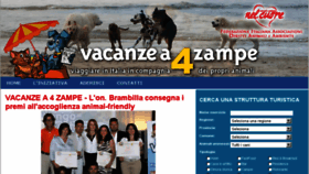 What Vacanzea4zampe.info website looked like in 2016 (7 years ago)