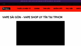 What Vapesaigon.net website looked like in 2016 (7 years ago)