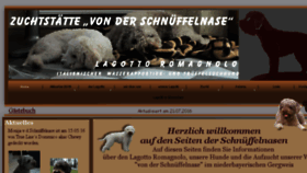 What Von-der-schnueffelnase.de website looked like in 2016 (7 years ago)