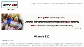 What Vitaminb12online.com website looked like in 2016 (7 years ago)