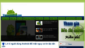 What Vietnamandroid.com website looked like in 2016 (7 years ago)