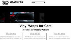 What Vinylwrapsforcars.com website looked like in 2016 (9 years ago)