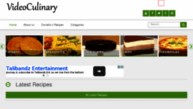 What Videoculinary.com website looked like in 2016 (7 years ago)