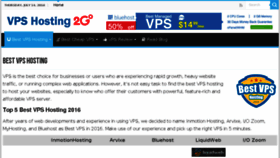 What Vpshosting2go.com website looked like in 2016 (7 years ago)