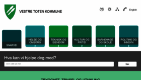 What Vestre-toten.kommune.no website looked like in 2016 (7 years ago)