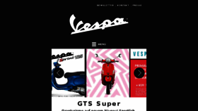 What Vespa.at website looked like in 2016 (7 years ago)