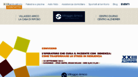 What Villaggioamico.it website looked like in 2016 (7 years ago)