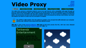 What Vidproxy.com website looked like in 2016 (7 years ago)