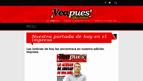 What Veapuesquindio.com website looked like in 2016 (7 years ago)