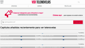 What Vertelenovelas.net website looked like in 2016 (7 years ago)