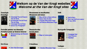What Vanderkrogt.net website looked like in 2016 (7 years ago)