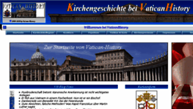 What Vaticanhistory.de website looked like in 2016 (7 years ago)