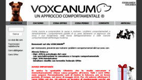 What Voxcanum.ch website looked like in 2016 (7 years ago)