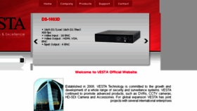 What Vesta-cctv.com website looked like in 2016 (7 years ago)