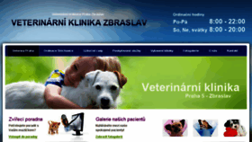 What Veterinazbraslav.cz website looked like in 2016 (7 years ago)