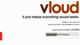 What Vloud.com website looked like in 2011 (12 years ago)