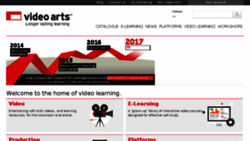 What Videoarts.com website looked like in 2016 (7 years ago)