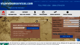 What Visavietnamservices.com website looked like in 2016 (7 years ago)