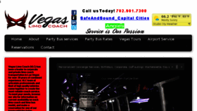 What Vegaslimocoach.com website looked like in 2016 (7 years ago)