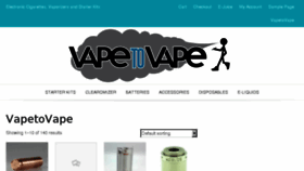 What Vapetovape.ca website looked like in 2016 (7 years ago)