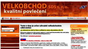 What Velkoobchod-povleceni.cz website looked like in 2016 (7 years ago)